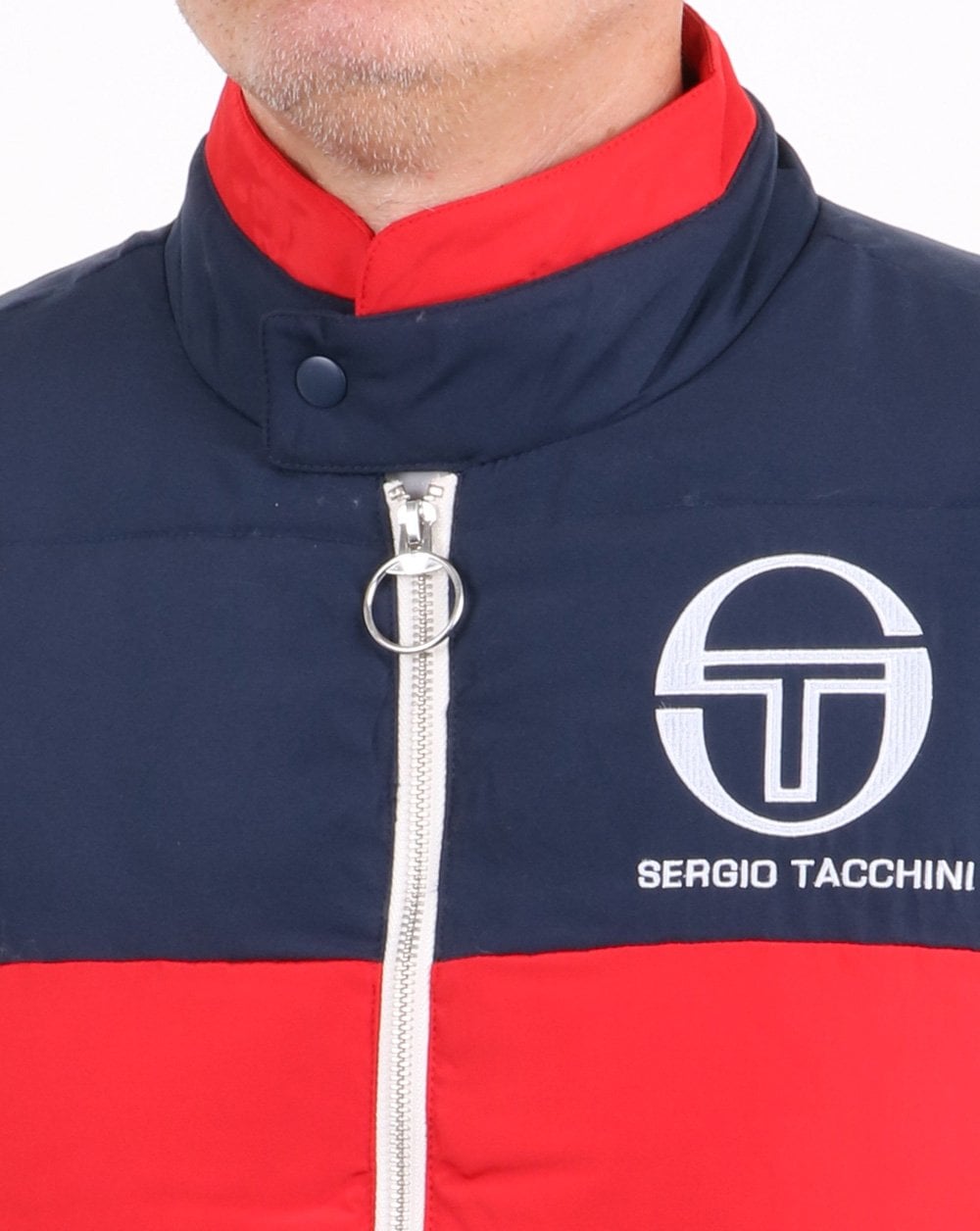 Sergio Tacchini Ice Jacket Marineblau/Rot/Weiß