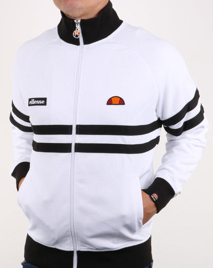 Ellesse Rimini Trainingsjacke Weiß/Schwarz