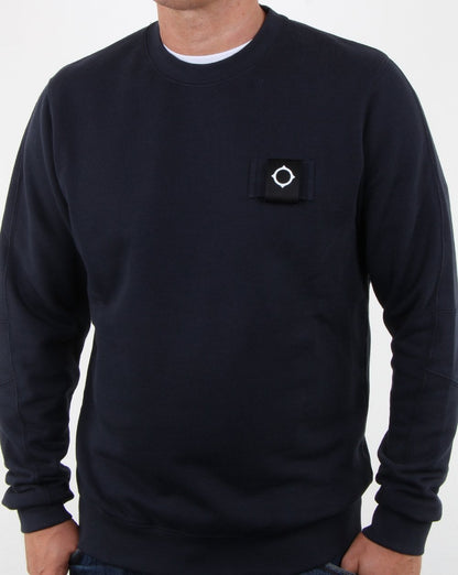 Ma.strum Training Crew Sweatshirt Dunkelmarineblau