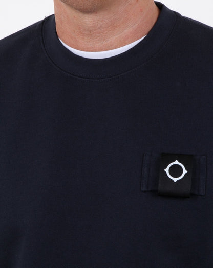 Ma.strum Training Crew Sweatshirt Dunkelmarineblau
