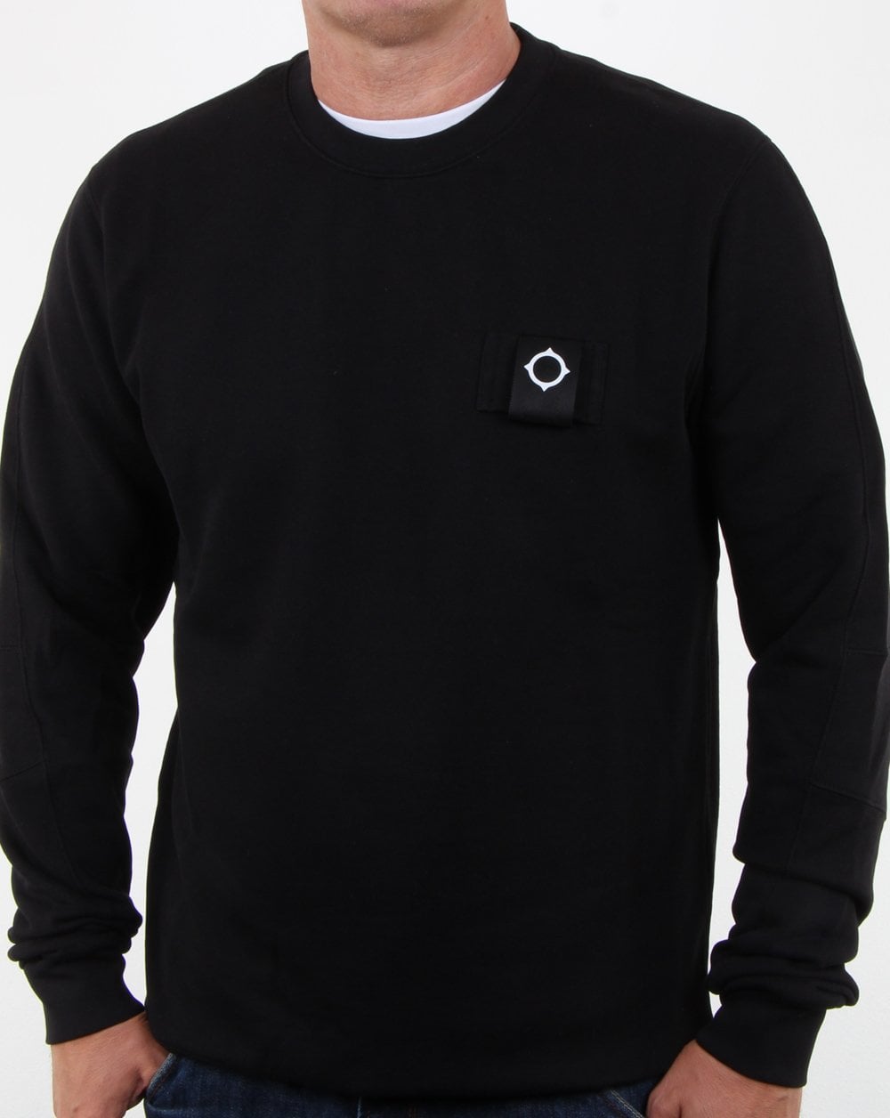 Ma.strum Training Crew Sweatshirt Tiefschwarz