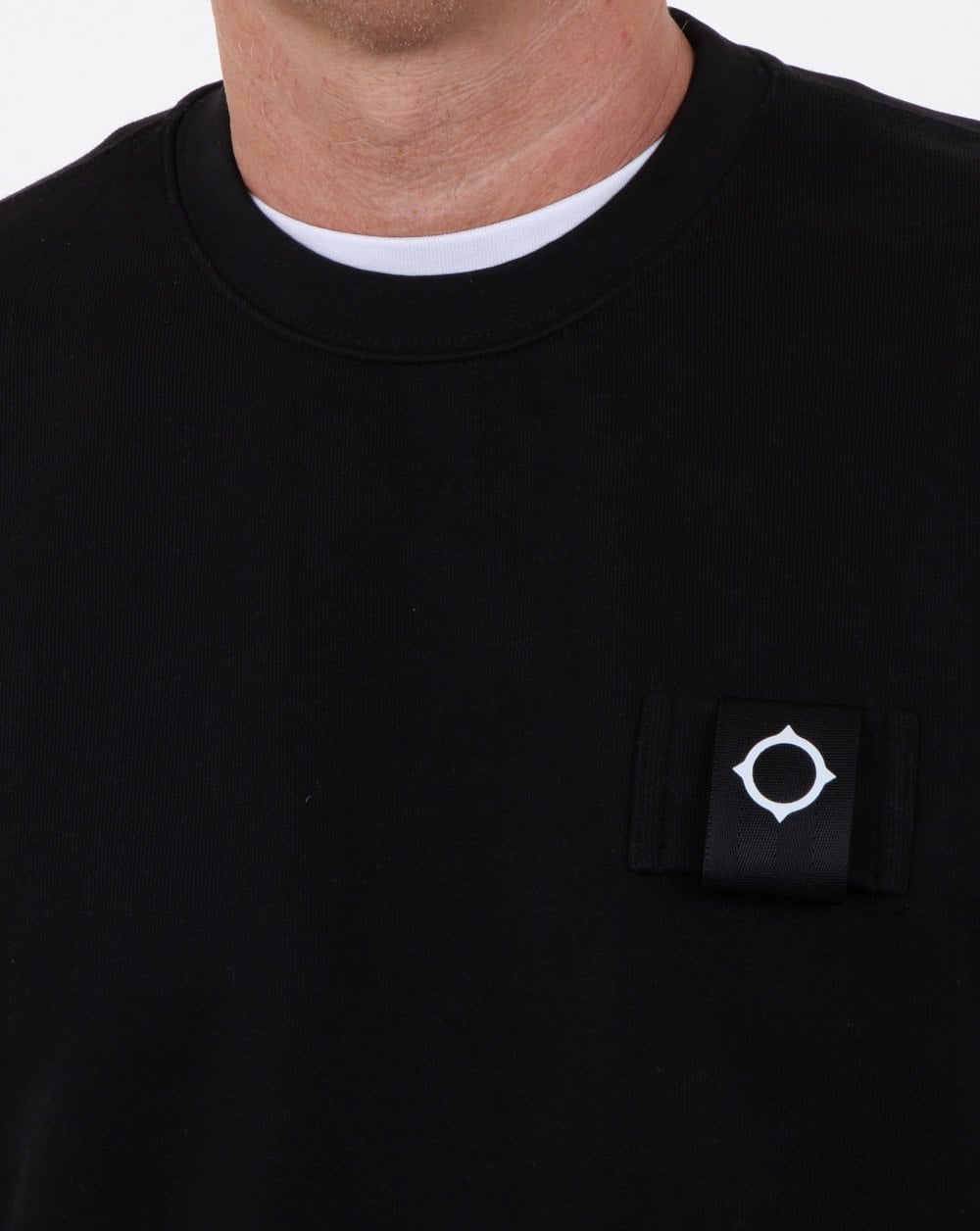 Ma.strum Training Crew Sweatshirt Tiefschwarz