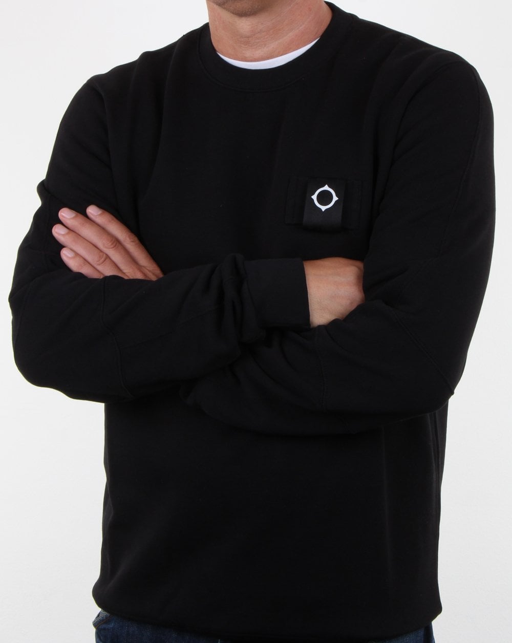 Ma.strum Training Crew Sweatshirt Tiefschwarz