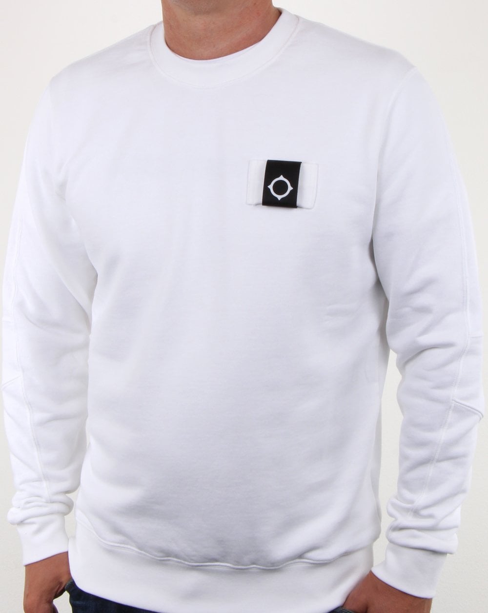 Ma.strum Training Crew Sweatshirt Optic Weiß