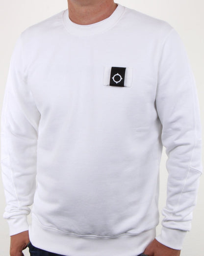 Ma.strum Training Crew Sweatshirt Optic Weiß