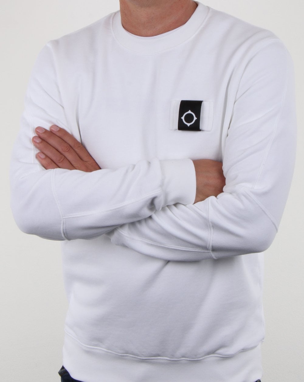 Ma.strum Training Crew Sweatshirt Optic Weiß