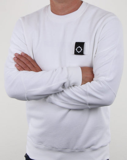 Ma.strum Training Crew Sweatshirt Optic Weiß