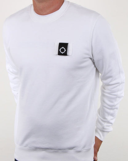 Ma.strum Training Crew Sweatshirt Optic Weiß
