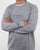 Ma.strum Box Logo Sweatshirt Grey Marl