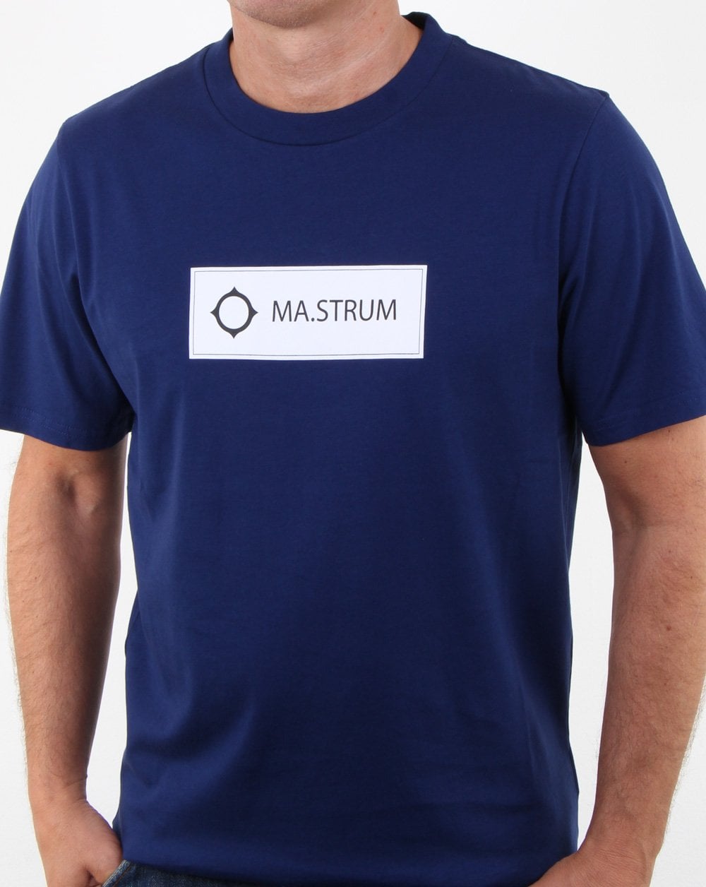 Ma.strum Icon Box Logo T-shirt Dark Indigo