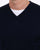 Aquascutum Helm Merino V Neck Navy