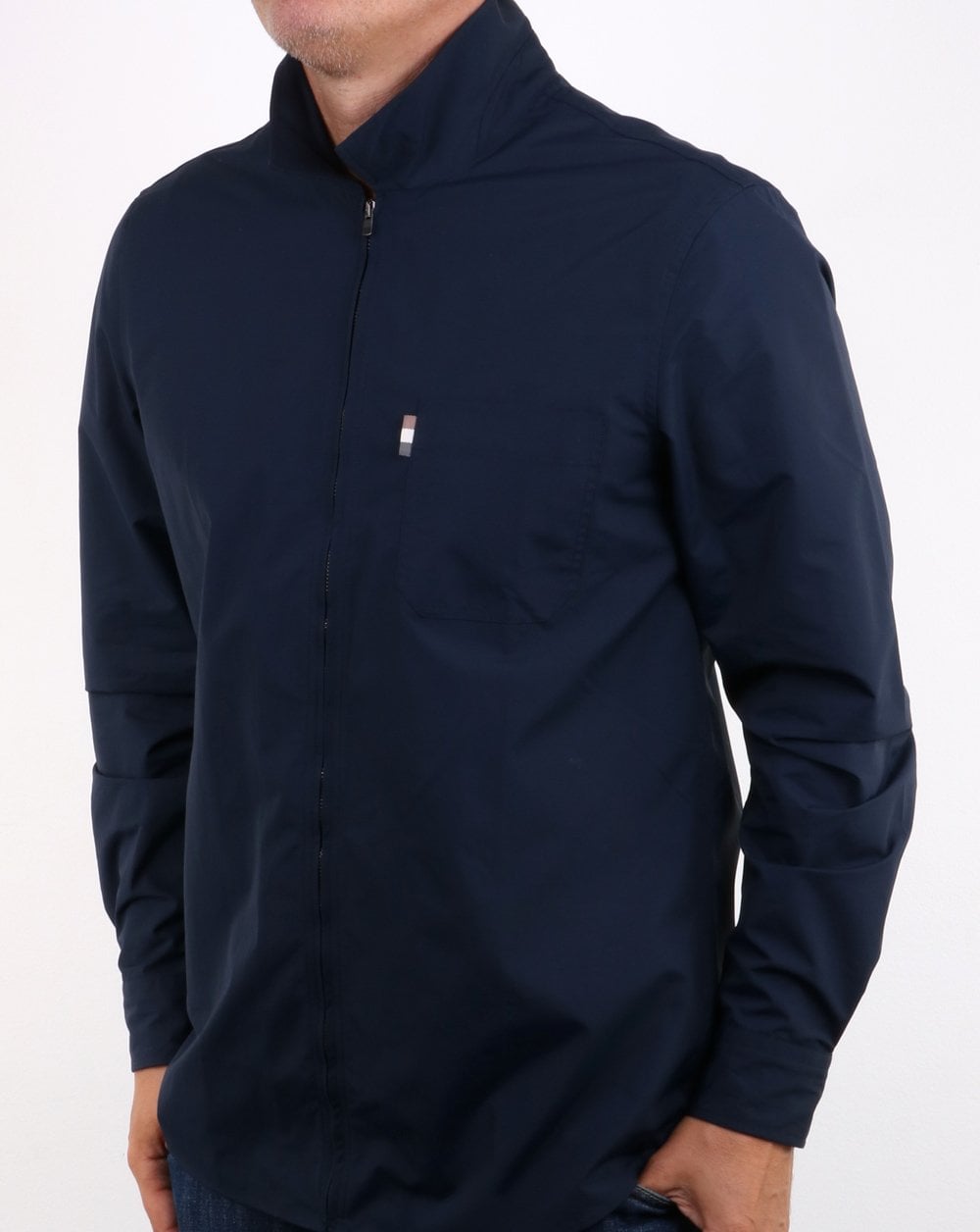 Aquascutum Brodie Zip Jacke Marineblau