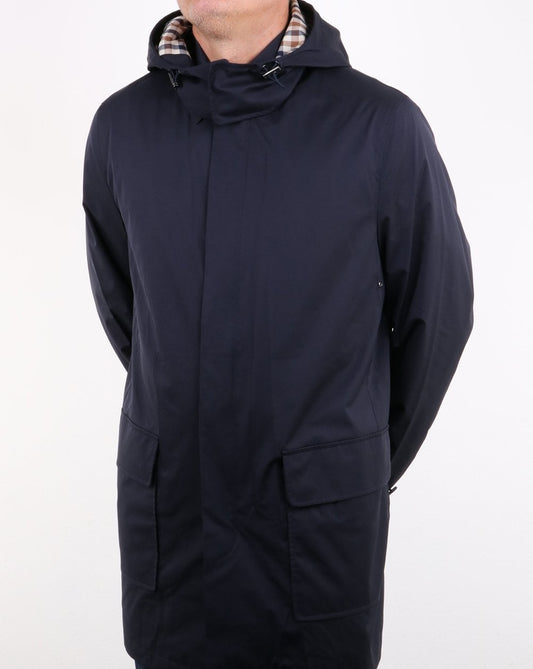 Aquascutum Aquascutum Dexter Kapuzenparka Marineblau