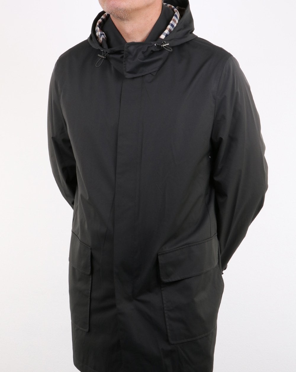 Aquascutum Dexter Kapuzenparka Waldgrün