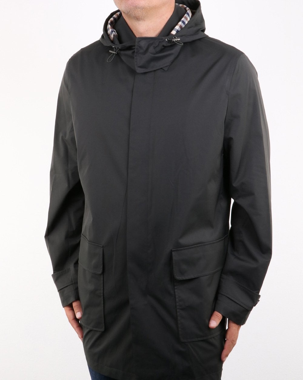 Aquascutum Dexter Kapuzenparka Waldgrün