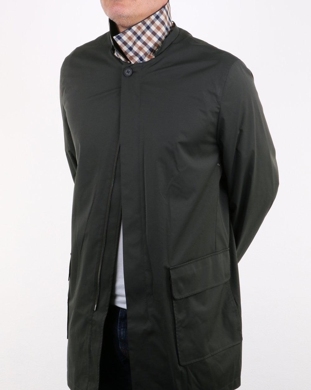 Aquascutum Dexter Kapuzenparka Waldgrün