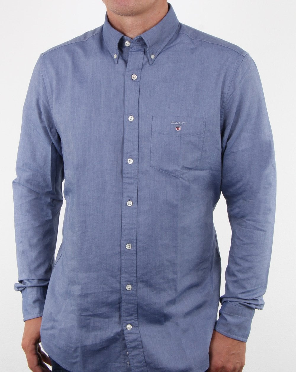Gant The Oxford Button-Down-Hemd Persian Blue