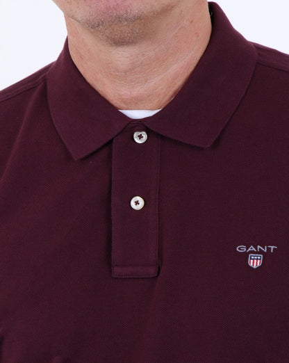 Gant Pique Ls Rugger Polo Lila Abb