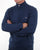 Gant Contrast Half Zip Knit Blue