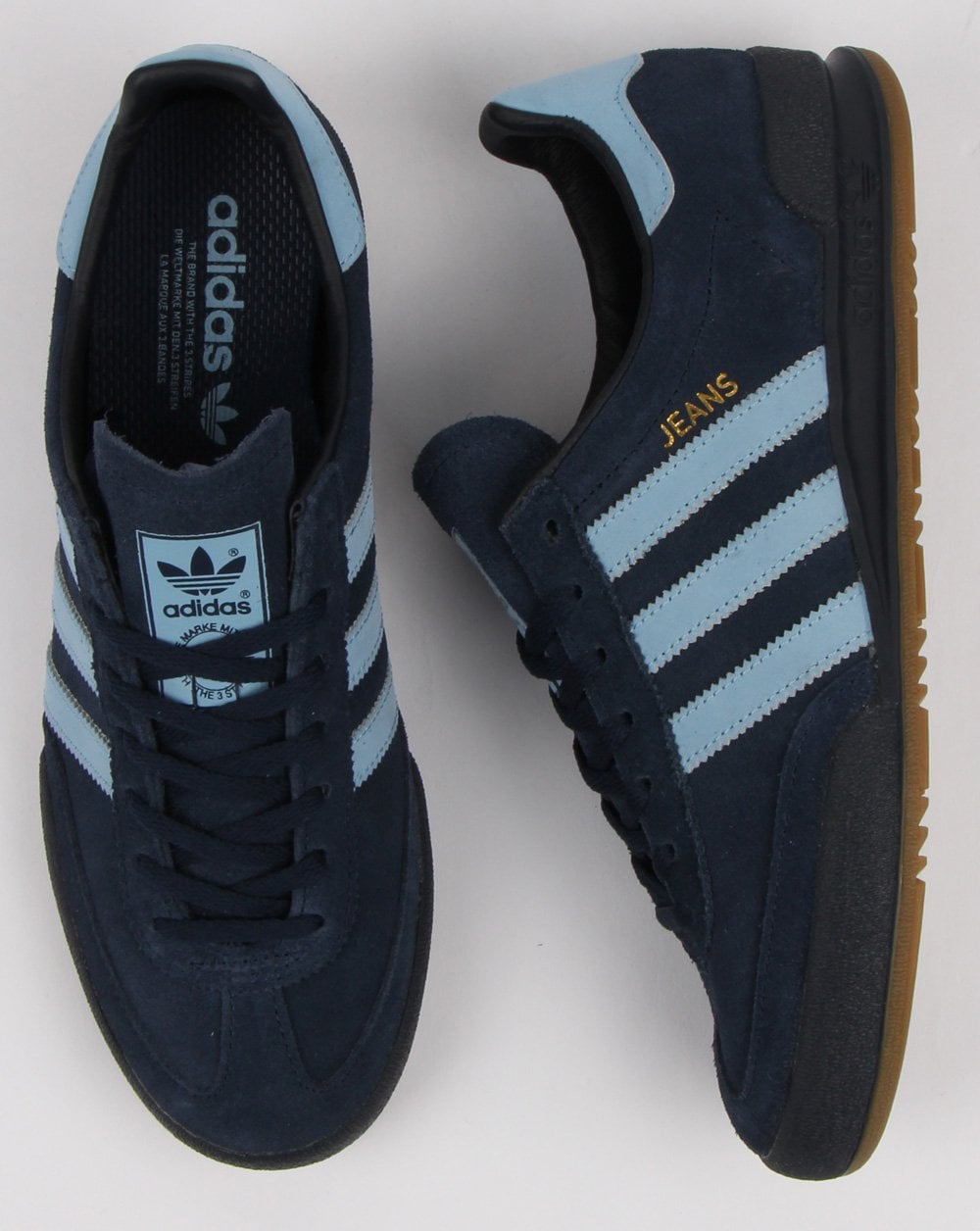 Adidas Jeans Trainers Navy/Sky