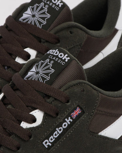 Reebok Cl Nylon Sneakers Dunkelgrün/Weiß