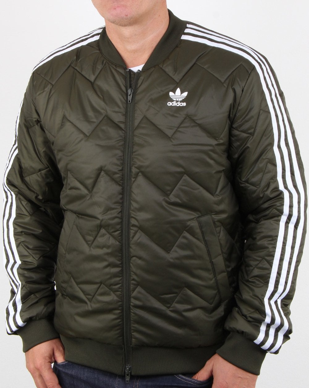 Adidas Originals SST Quilted Jacket Night Cargo