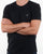 Gant Solid Crew Neck T Shirt Black