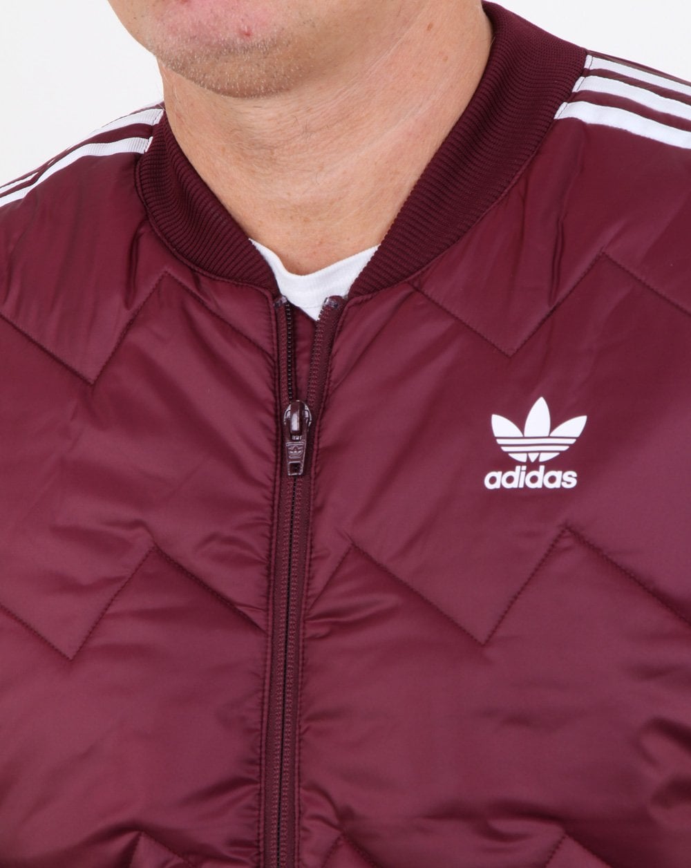 Adidas Originals – SST – Steppjacke, Kastanienbraun