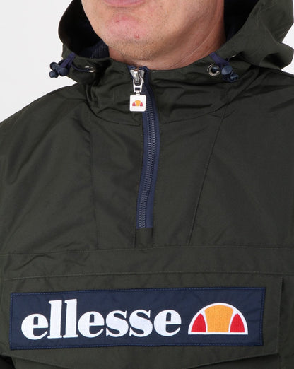 Ellesse – Überziehjacke mit Viertelreißverschluss, tiefes Khaki