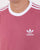 Adidas Originals 3 Stripes T Shirt soft Maroon