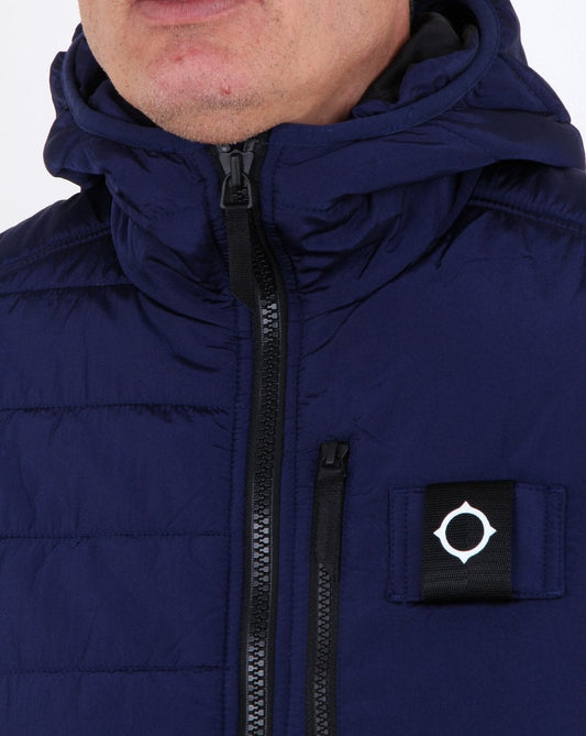 Ma.Strum Ma.strum Pegasus Steppjacke Dunkel Indigo