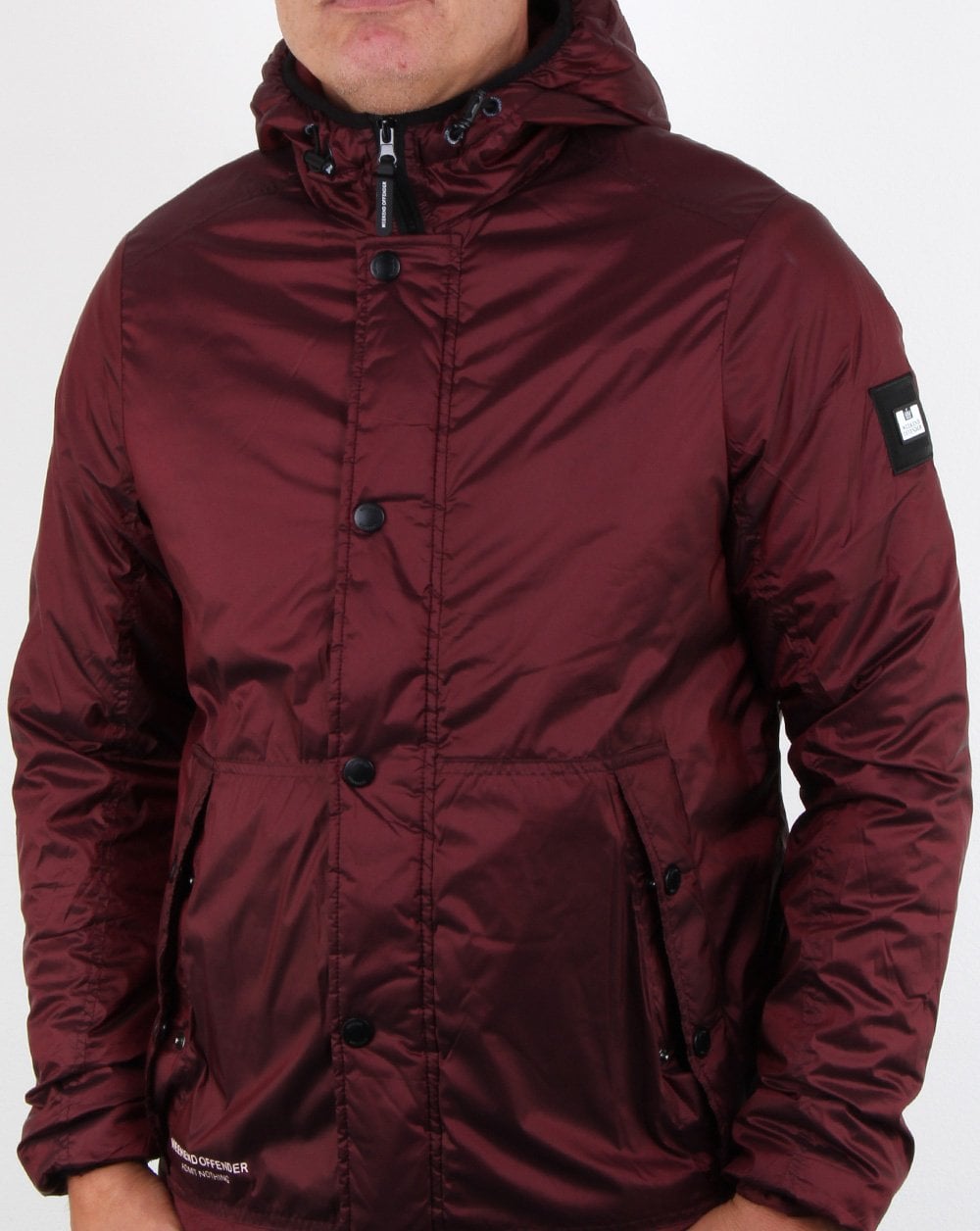 Weekend Offender Robinson Jacke Burgund