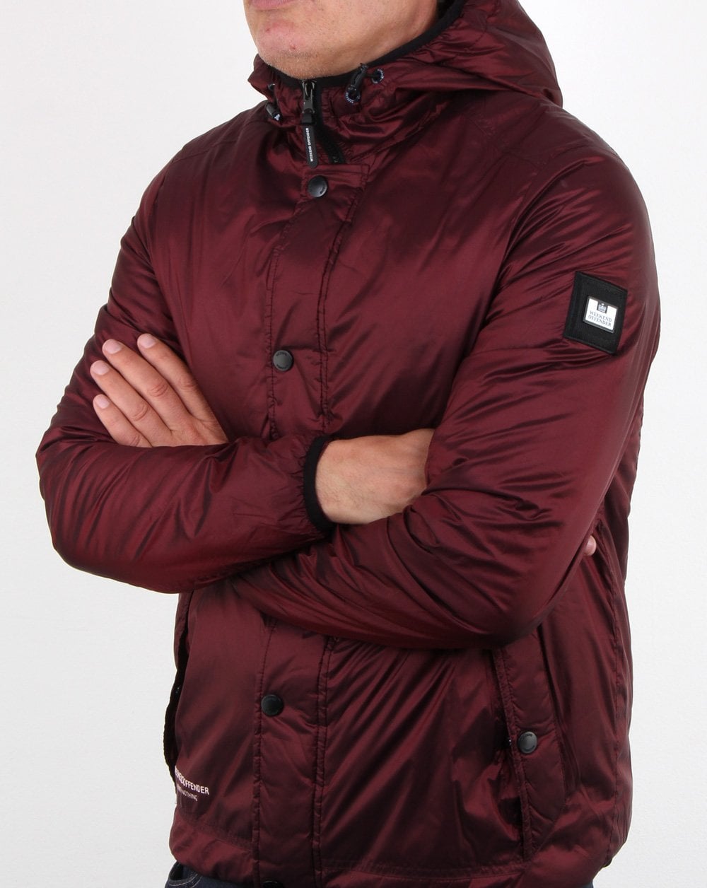 Weekend Offender Robinson Jacke Burgund