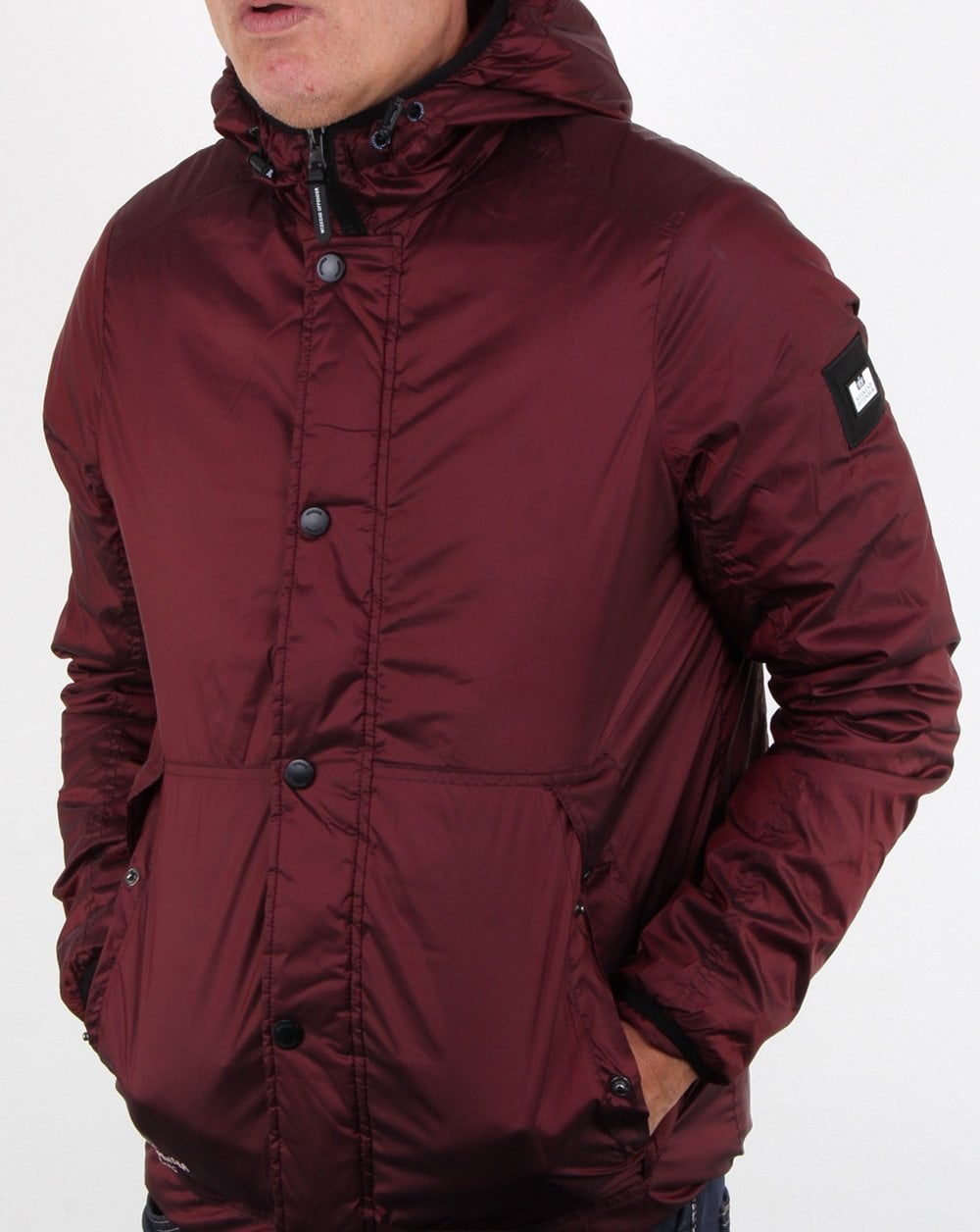 Weekend Offender Robinson Jacket Burgundy