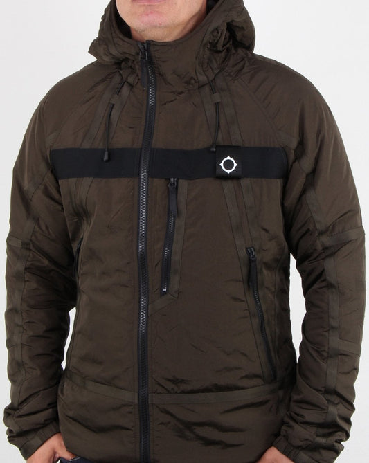 Ma.Strum Ma.strum Kompressionsjacke Dunkelkhaki