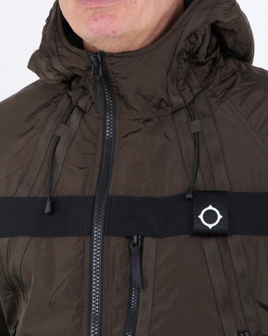 Ma.Strum Ma.strum Kompressionsjacke Dunkelkhaki
