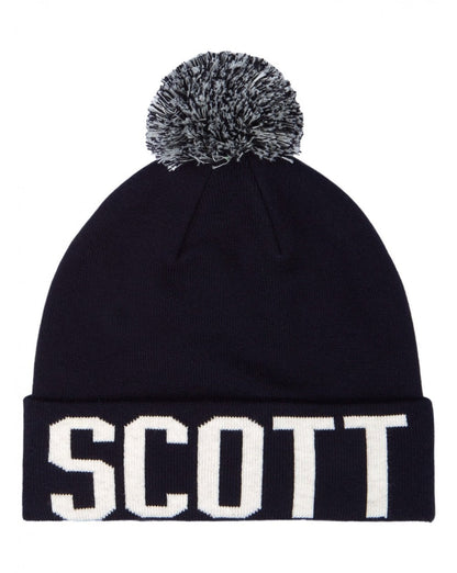 Lyle And Scott – Bommelmütze mit Blocklogo, Marineblau