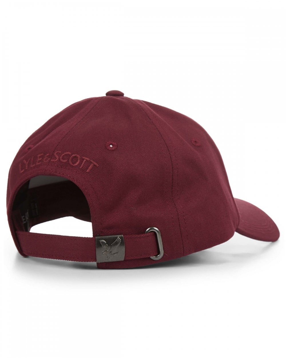 Lyle And Scott – Baseballkappe aus Baumwolltwill in Weinrot