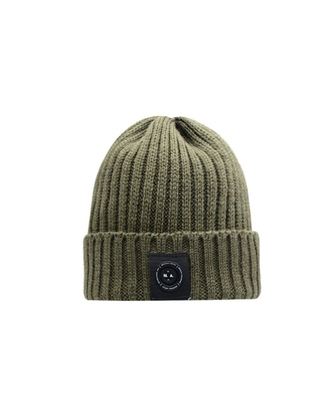 Marshall Artist Micro Siren British Wool Beanie Khaki