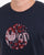 Pretty Green Winston Red Applique Logo T-shirt Navy