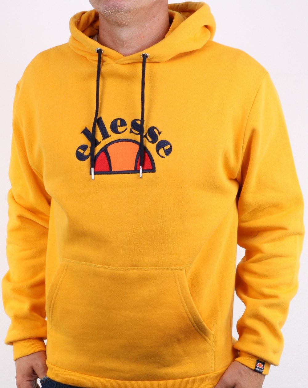 Ellesse – Kapuzenjacke mit Arc-Logo, Gelb