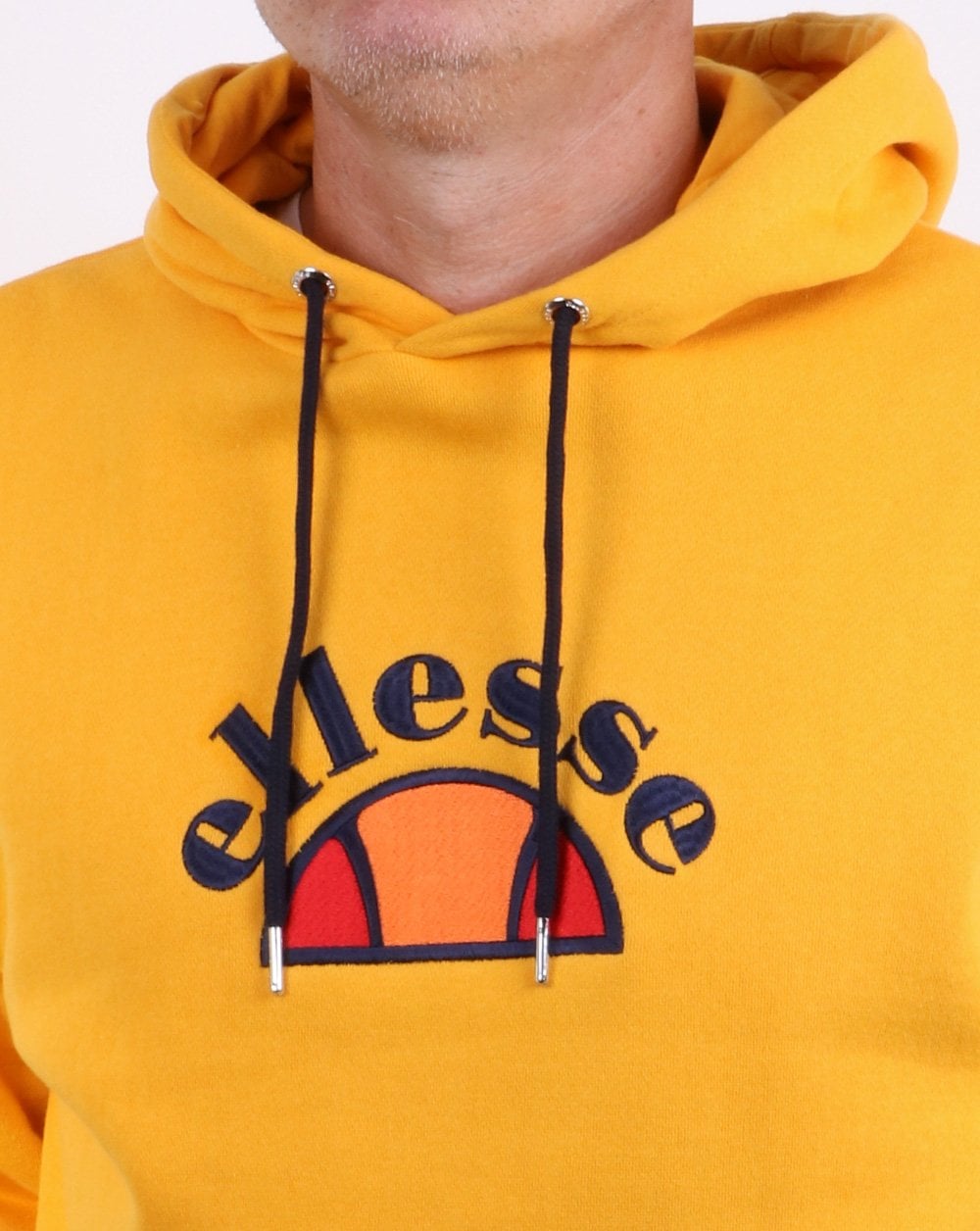 Ellesse – Kapuzenjacke mit Arc-Logo, Gelb
