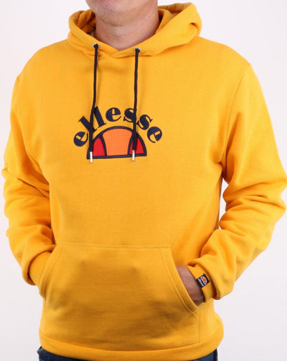 Ellesse – Kapuzenjacke mit Arc-Logo, Gelb