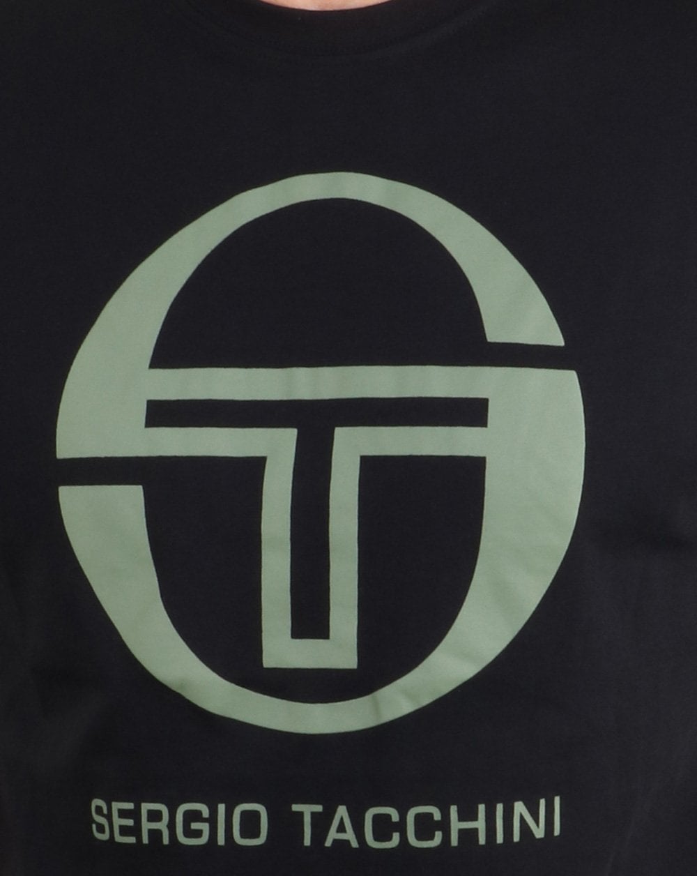 Sergio Tacchini Iberis T-Shirt Schwarz/Oliv