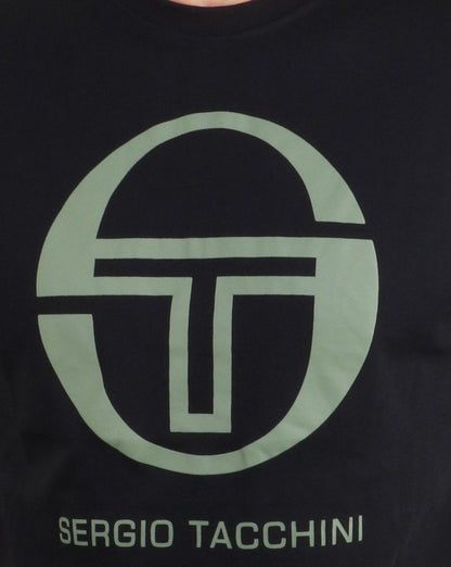Sergio Tacchini Iberis T-Shirt Schwarz/Oliv