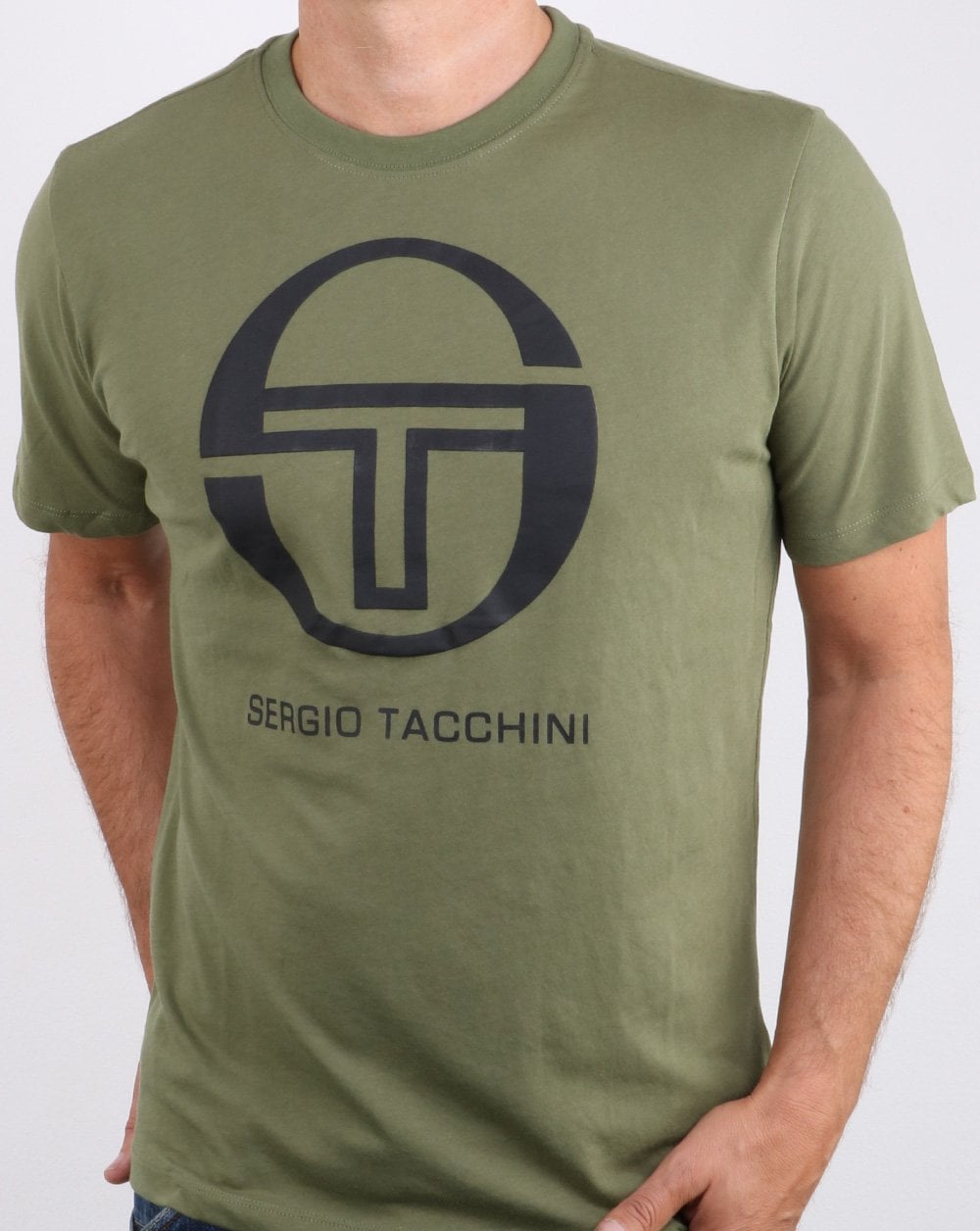 Sergio Tacchini Iberis T-Shirt Oliv/Schwarz