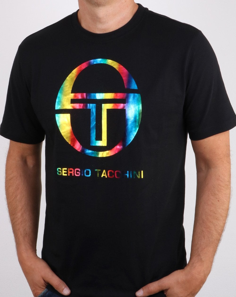 Sergio Tacchini Iberis T-Shirt Schwarz/Mehrfarbig
