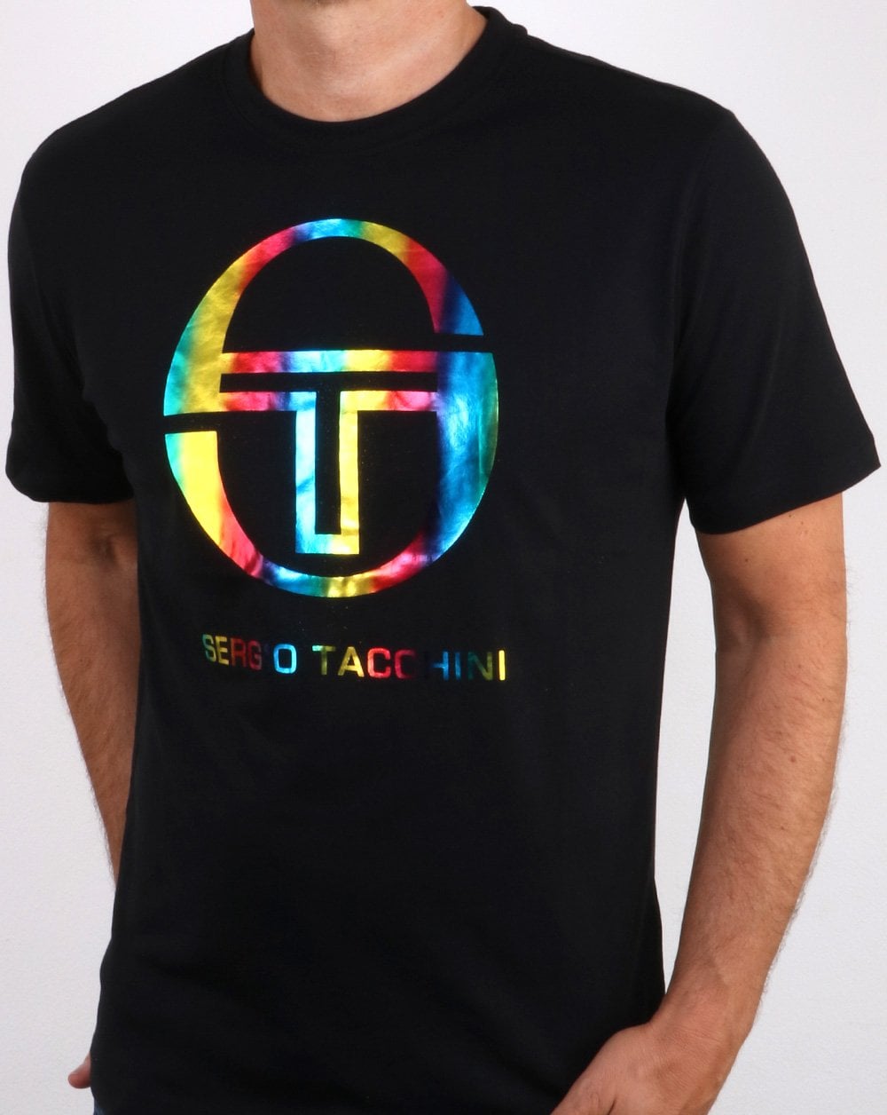 Sergio Tacchini Iberis T-Shirt Schwarz/Mehrfarbig