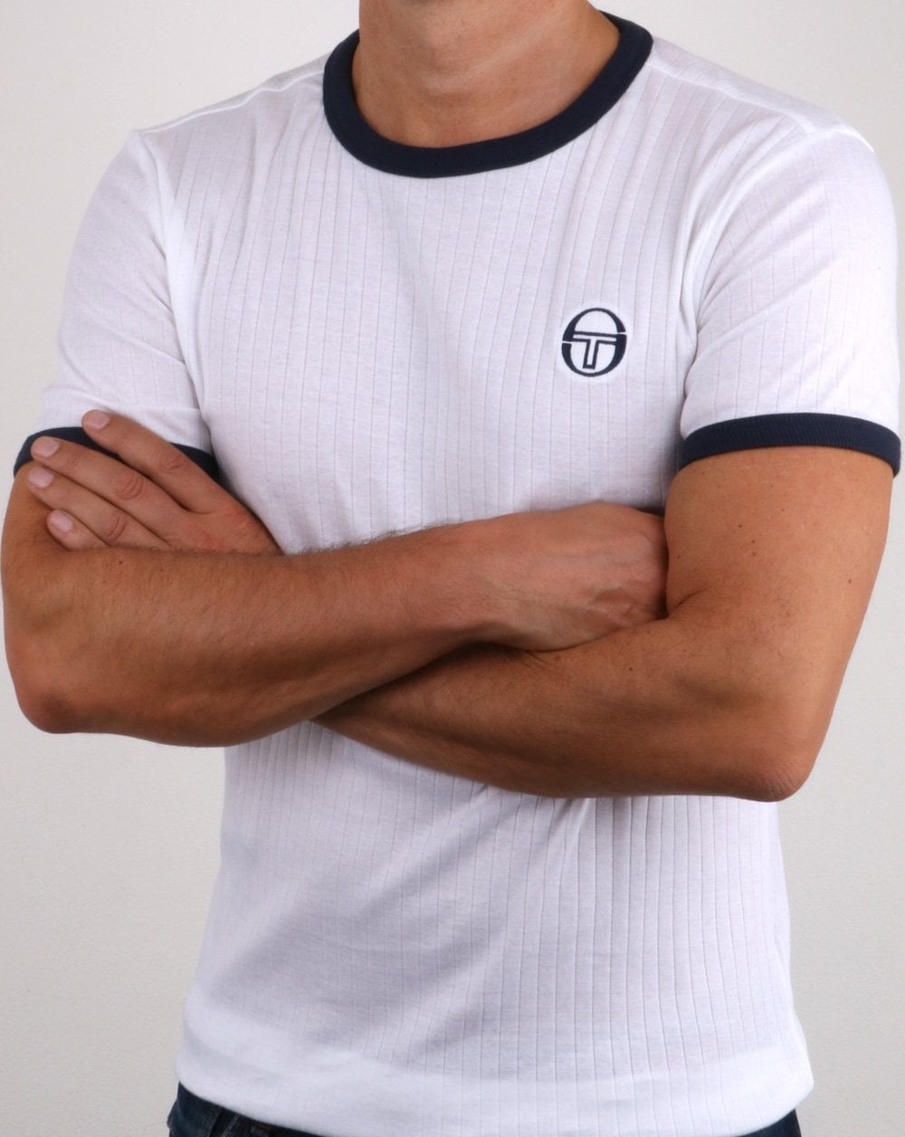 Sergio Tacchini Drop T-shirt White/navy