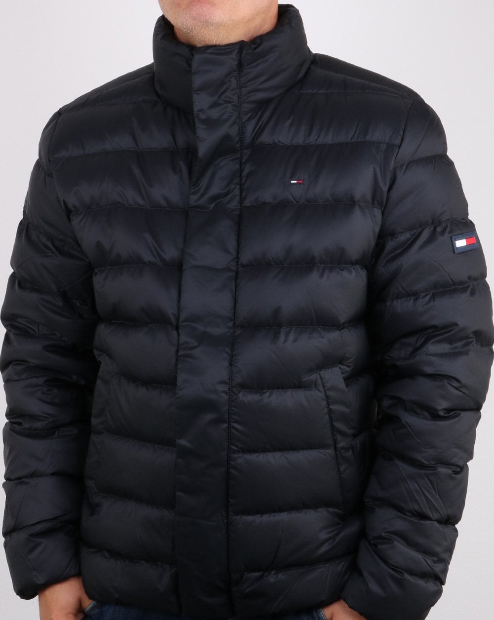 Tommy Hilfiger Leichte Daunenjacke Tommy Schwarz